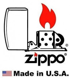 Зажигалка Zippo 363 Black Crackle Silver Logo