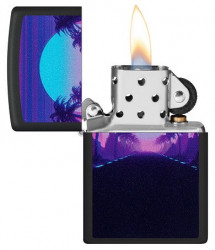 Зажигалка Zippo 49809 Sunset Black Light Design