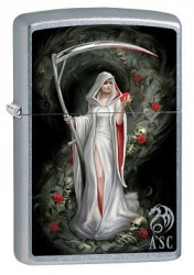 Зажигалка Zippo 80892 Anne Stokes Female Grim Reaper