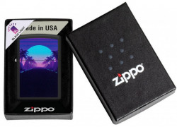 Зажигалка Zippo 49809 Sunset Black Light Design