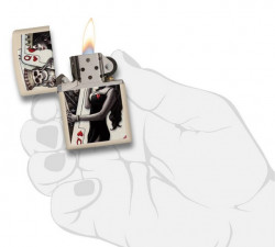 Зажигалка Zippo 29393 King & Queen of Hearts