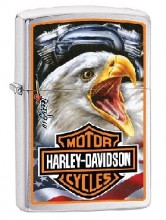 Зажигалка Zippo 29499 Harley Davidson Mazzi Eagle