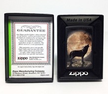 Зажигалка Zippo 3731 Wolf Howling at Moon