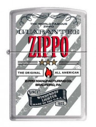 Зажигалка  Zippo 200 World Famous Guarantee