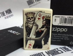 Зажигалка Zippo 29393 King & Queen of Hearts