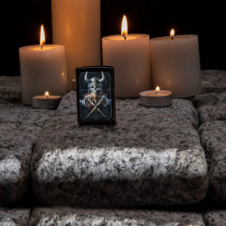 Зажигалка Zippo 49106 Anne Stokes Viking Warrior Skull
