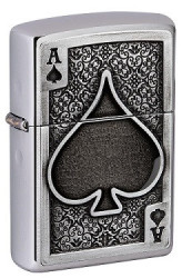 Зажигалка Zippo 49637 Ace Of Spades Emblem