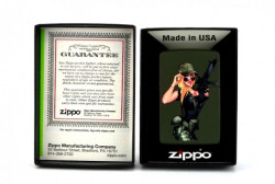 Зажигалка Zippo Soldier Girl Pinup