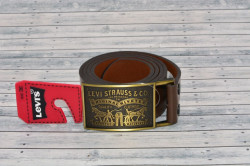 Ремень мужской Levis Original Leather Belts "Two Horse"(Brown)
