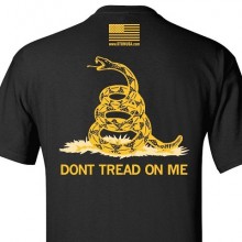 Футболка Gadsden and Culpeper - Dont Tread on Me Black