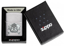 Зажигалка Zippo 49293 Card Skull Emblem
