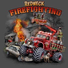 Футболка Buckwear Redneck Red Fire