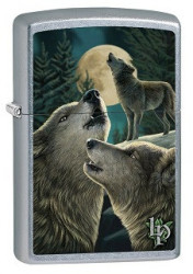 Зажигалка Zippo 9288 Lisa Parker Wolves and Moon