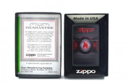 Зажигалка Zippo Brick Wall Red Flame Logo
