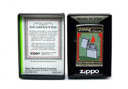 Зажигалка Zippo Green Poster Old Ad