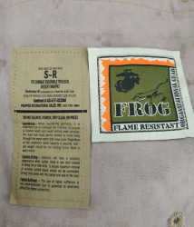 Штаны морской пехоты USMC FROG FR Desert Marpat