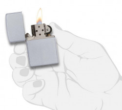 Зажигалка Zippo 205 Satin Chrome