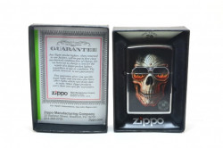 Зажигалка Zippo 29108 Anne Stokes Skull Sunglasses