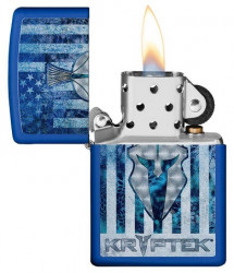 Зажигалка Zippo 49179 Kryptek Logo On American Flag