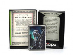 Зажигалка Zippo 80088 Lisa Parker Wolf with Cub
