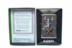 Зажигалка Zippo 80886 Anne Stokes Viking Warrior Skull