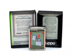 Зажигалка Zippo Green Poster Old Ad
