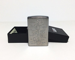 Зажигалка Zippo 200 Anatomy Of Lighter