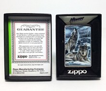 Зажигалка Zippo 28002 Mazzi Winter Howling Wolves