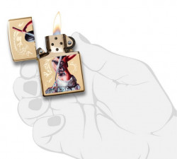Зажигалка Zippo 29668 Mazzi Dragon Lady With Sword