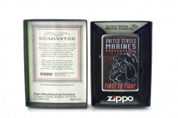 Зажигалка Zippo 207 USMC First To Fight