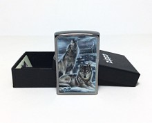 Зажигалка Zippo 28002 Mazzi Winter Howling Wolves