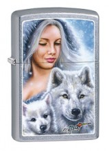 Зажигалка Zippo 78891 Mazzi Lady with Wolves