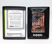 Зажигалка Zippo 79623 Ford Mustang and American Flag