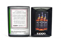 Зажигалка Zippo Jack Daniels Three Bottles