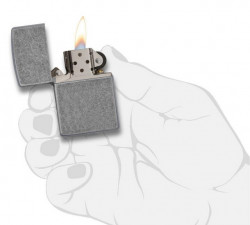 Зажигалка Zippo 121FB Antique Silver Plate