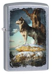 Зажигалка Zippo 80704 Gray Wolf