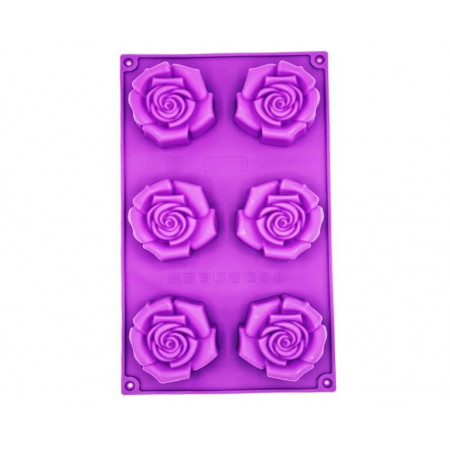 Forma silicon Trandafir 6 cavitati