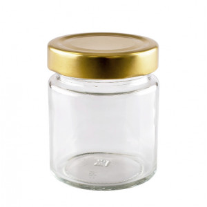 Borcan de sticla Zoia cu capac, 200 ml
