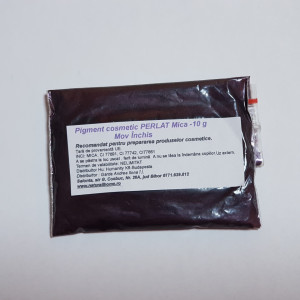 Pigment cosmetic perlat Mica Mov inchis 10g