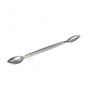 Lingurita inox Edel cu doua capete, 1 + 2,5 ml