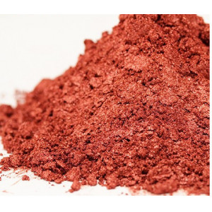 Pigment mineral perlat rosu aprins 5 gr