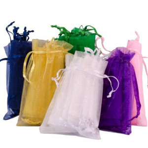 Saculet Organza 9*12 cm Alb