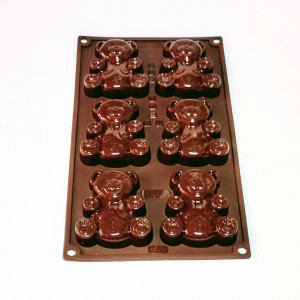 Forma silicon Ursuleti 6 cavitati