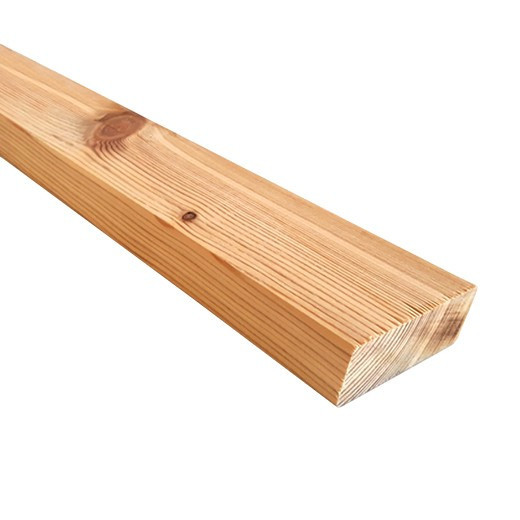 Profil fatada ventilata lemn Larice Siberian romb