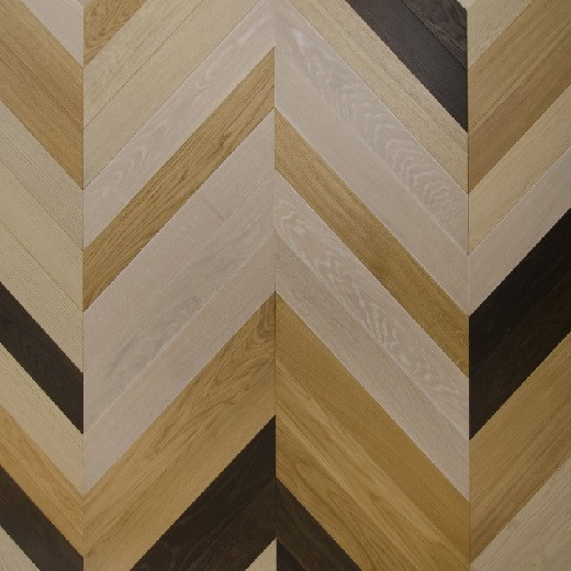 parchet chevron colorat