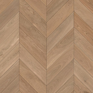 Chevron Stejar SAND 45° Rustic Lac Mat