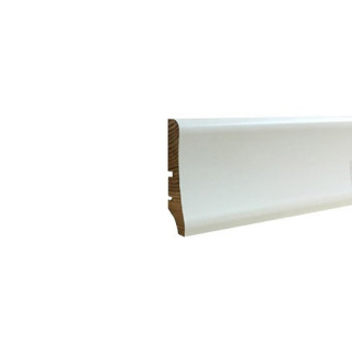 Plinta 58/20mm Orleans Lemn Infoliat Alb 2200mm