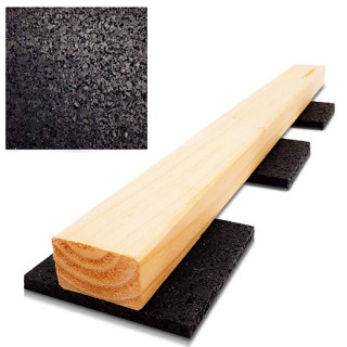 montaj substructura deck pe gumipad