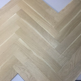 Herringbone Stejar Masiv Naturell