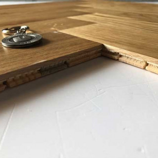 Parchet dublustratificat Stejar Natur 70/11mm finisat Lac mat